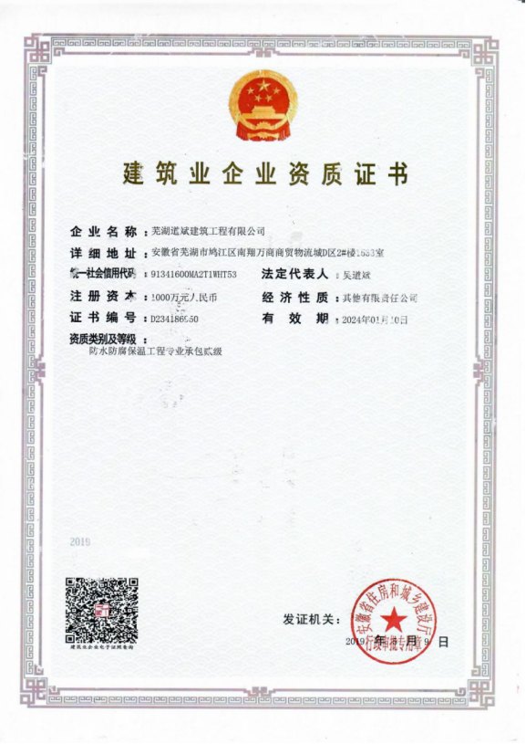 芜湖道斌建筑工程有限公司简介(1)863